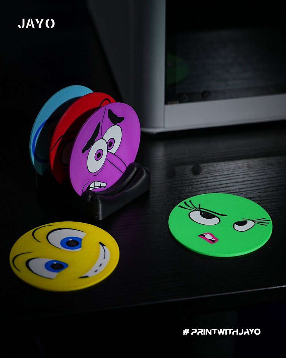 jayo_filament's tweet photo. #printwithjayo Calling all Inside Out fans! 🎬 Which emotion would you pick for your morning coffee — Joy, Sadness, or Anger?
Drop an emoji to vote! 😄😢😡👇
Printed with #jayo PLA
Model from MakerWorld-3DRiccardo
#3DPrinting #insideout #coaster #DIY https://t.co/2hYH98lqG0