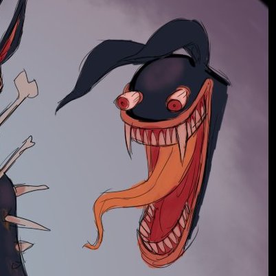 If you see this, repost with a smiling oc  

não é bem um sorriso mas serve