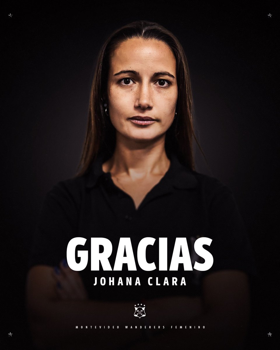 ℹ️ 𝐉𝐨𝐡𝐚𝐧𝐚 𝐂𝐥𝐚𝐫𝐚, quién desempeñaba los roles de PF de primera división &amp; DT de sub-16, no continuará en el club. 

Le agradecemos por su tiempo y dedicación, deseándole éxitos en sus nuevos desafíos.