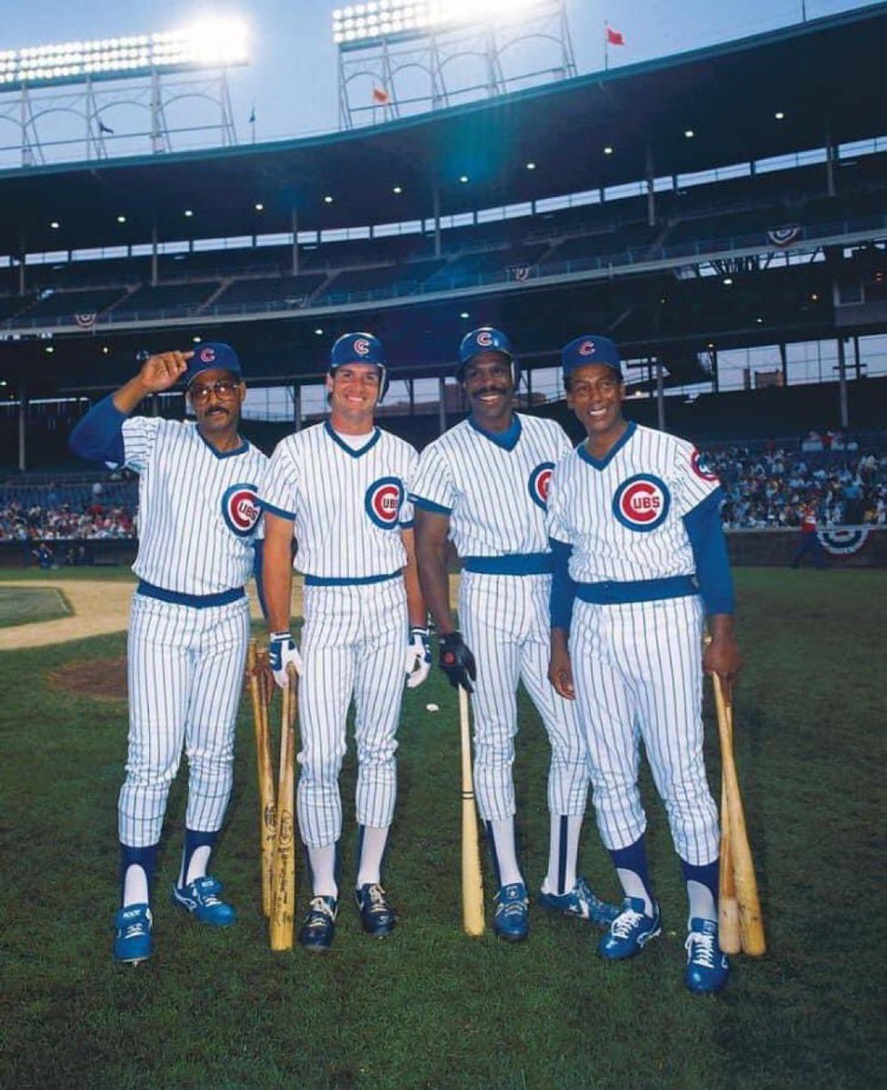 Billie Williams, Ryne Sandberg, Andre Dawson and Ernie Banks.