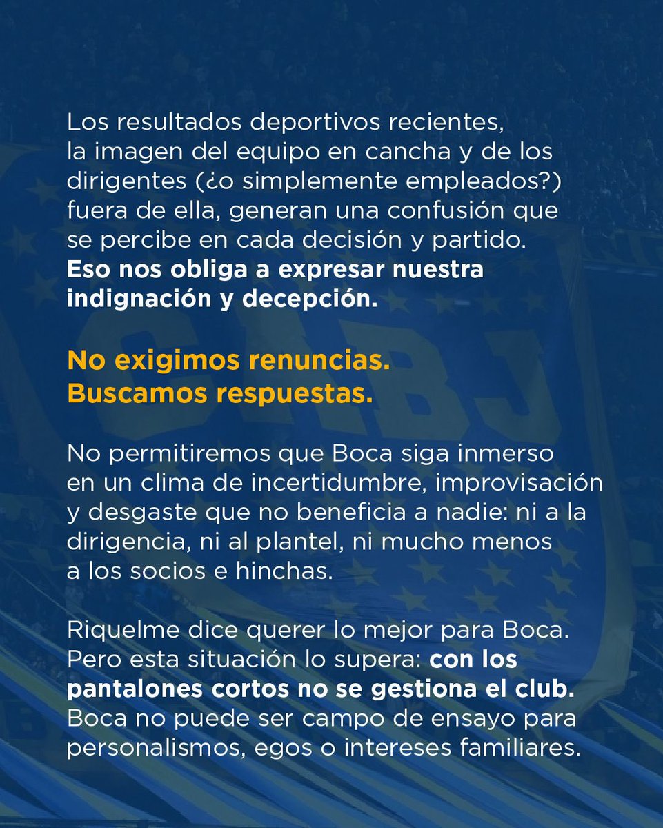 Bechu75's tweet photo. Carta Abierta
Un Club con ADN 🔵🟡🔵 https://t.co/kV4DXw1iYC