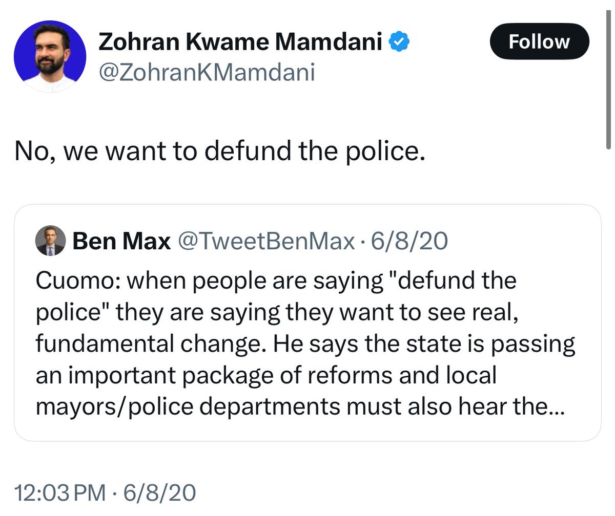 A psycho just m*rdered a cop in NYC and this dude wants to be the next mayor of NYC