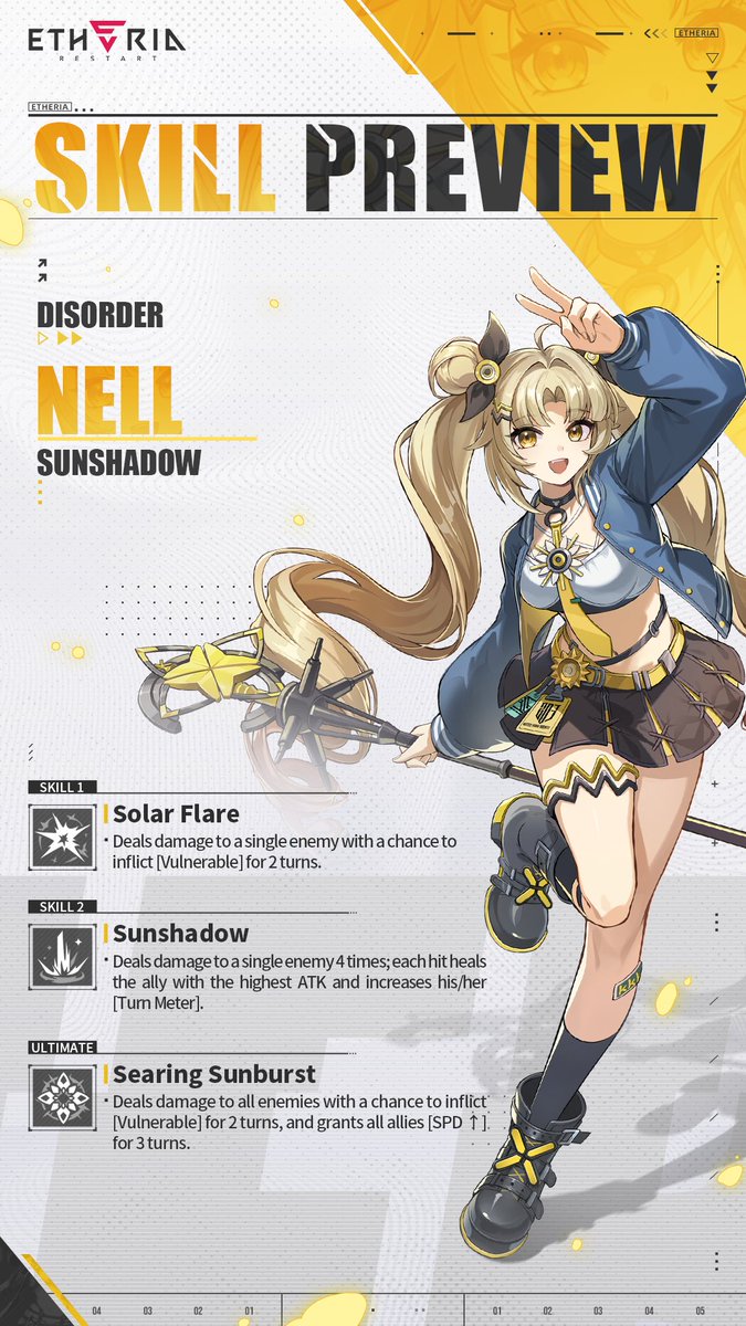 etheria_restart's tweet image. #AnimusPV #Nell

Sunny and outgoing, Nell radiates enthusiasm and kindness, always full of energy and eager to act on her ideas right away, never waiting until the next day. It’s as if she has boundless energy, and she truly thrives on the sense of accomplishment her vibrant…