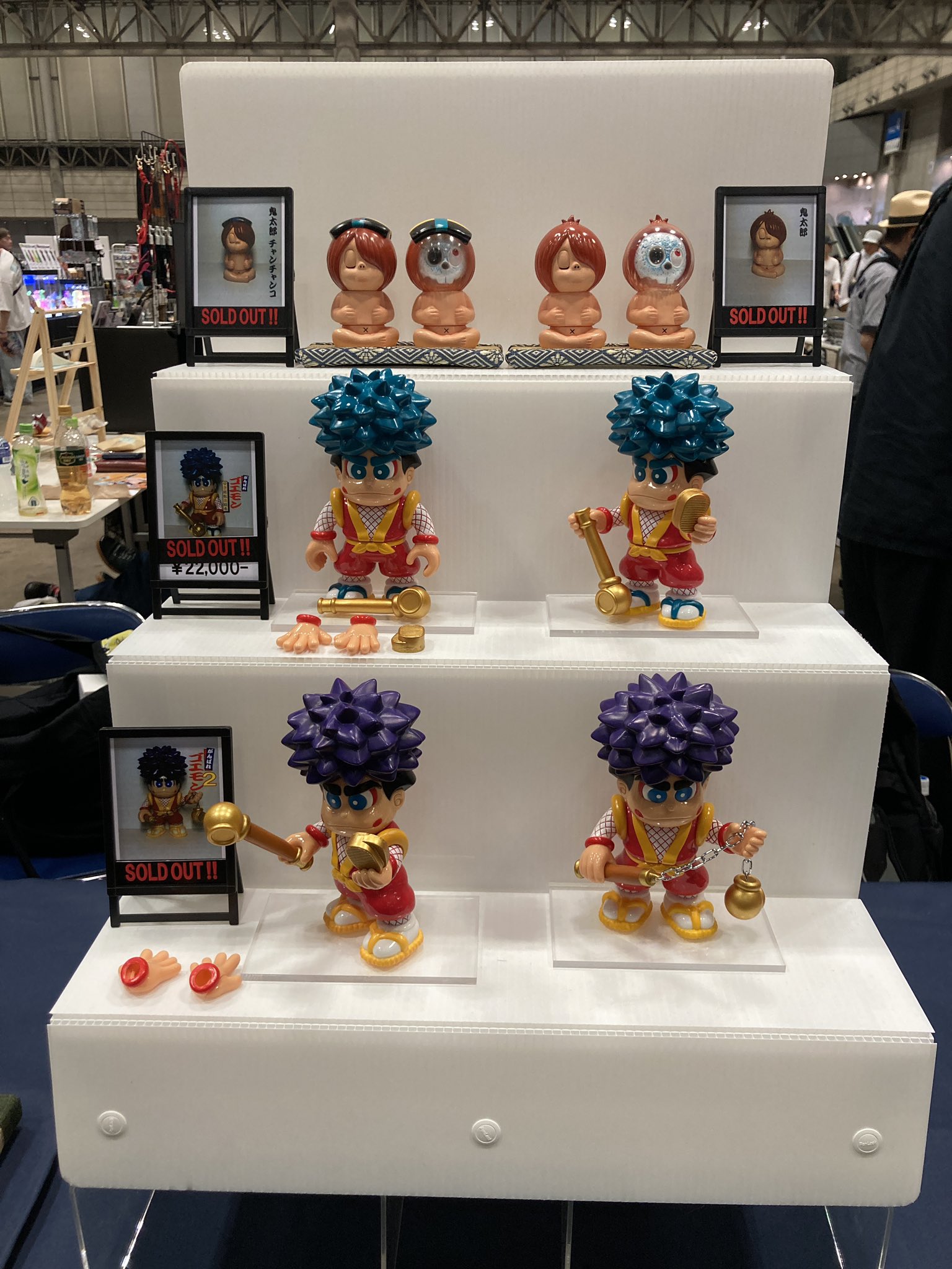 FTWRTOY×幻怪屋 がんばれゴエモン　ゴエモン ソフビ コナミ ワンフェス 新品】FTWRTOY×幻怪屋 がんばれゴエモン ソフビ コナミ
