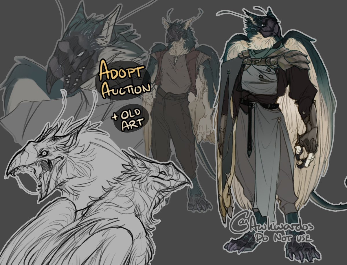 AwkwardosThe3rd's tweet image. Lookin to rehome this aarakocra paladin cuz I remembered yesterday that I never had put em on my toyhouse :&apos;&apos;0 never got to play em properly so I figure it&apos;d be nice to see them goin to new hands instead of catchin dust

deviantart.com/awkwardos/art/…