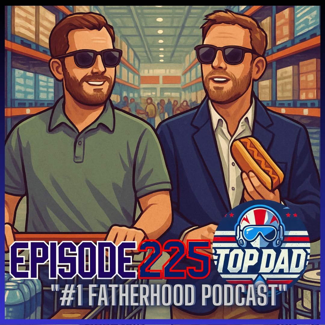 🛒 Episode 225 – “Bulk Buys &amp; Hot Dog Lies” is live!

We’re talkin’ Costco chaos, $1.50 dogs, and dad-approved pancake recipes. 7 lbs of cheese? ✅ Dad jokes? Always.

#TopDadPodcast #CostcoDads #HotDogCombo #PopsPancakes #DadLife