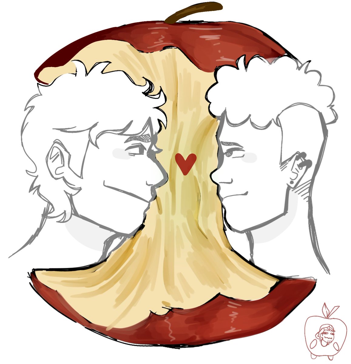 Eclipse121602's tweet photo. Apple Rajbow :D 🍎
#TotalDramaReboot
#TotalDramaFanart
#TotalDramaIsland
#RajbowTDI #Rajbow #Bowraj 
#RajTDI #BowieTDI 🍏 https://t.co/sETtFslLdD