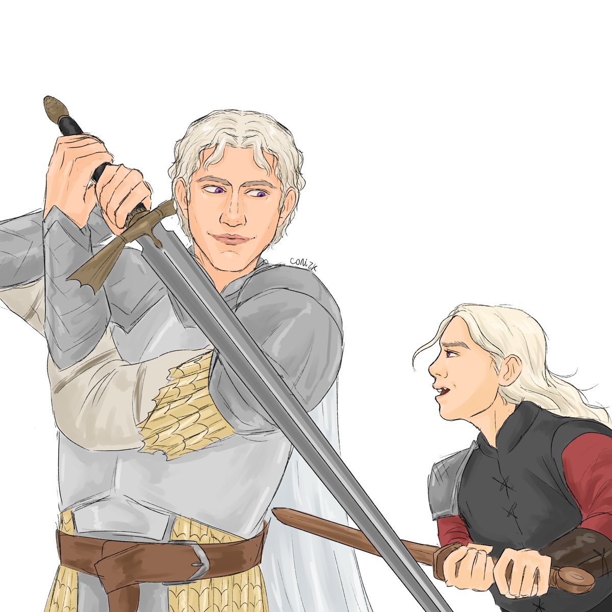 conizk's tweet image. Aemon the dragonknight and Daemon Blackfyre for anonymous 

#aemon #daemon #targaryen #blackfyre #asoiaf
