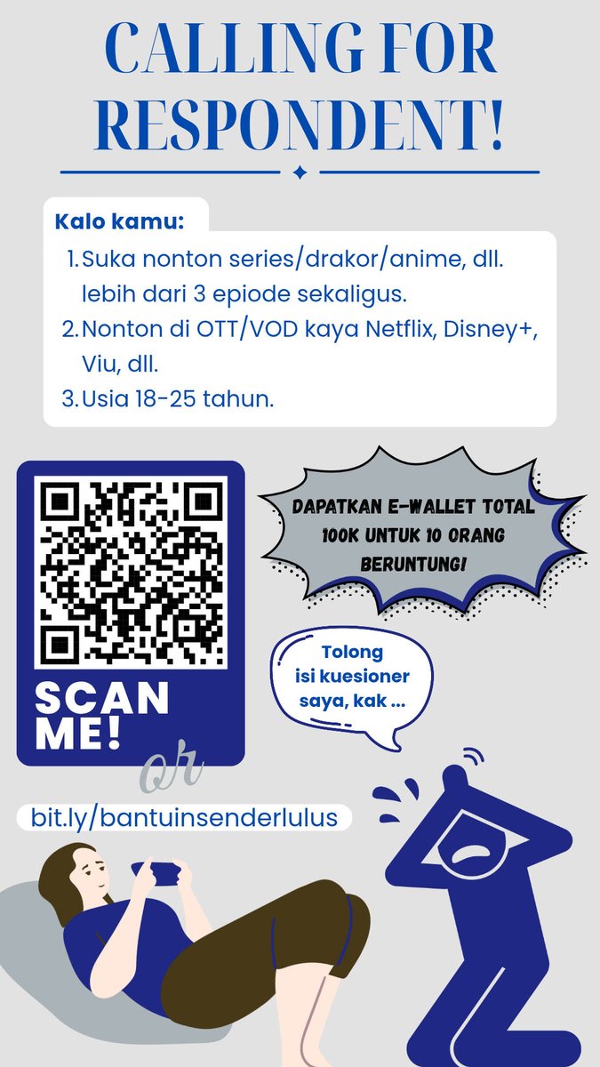 collegemfs's tweet image. Adalah disini yang suka marathon entah drakor/anime/series lainnya? 

bisa bantu untuk isi kuesioner ku?
ada giveaway saldo e-wallet juga buat yg mau ikutan!

please rep, i&apos;ll send the link by dm

[CM] TIA💖