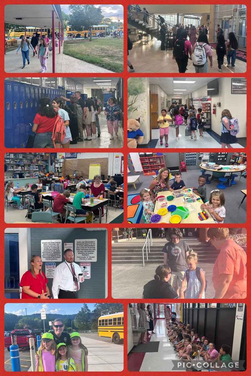 Oak Ridge Schools (@orschools) on Twitter photo First day is in the books! So many smiles & happy faces around the district! This year is going to be the best!
<a href="/FriendsofORS/">Friends of ORS</a>
#StudentsFirst
<a href="/WoodlandHawks/">Woodland Elementary</a> <a href="/GlenwoodCubs/">Glenwood Elementary</a> <a href="/JMS_Eagles/">JeffersonMS</a> <a href="/LindenLion/">Linden Elementary</a> <a href="/WBESbears/">Willow Brook Elementary School</a> <a href="/RMSortn/">Robertsville Middle</a> <a href="/ORHS_Wildcats/">Oak Ridge HS</a> <a href="/ORS_Preschool/">ORSPreschool</a> <a href="/OakRidgePolice/">Oak Ridge Police</a> First day is in the books! So many smiles & happy faces around the district! This year is going to be the best!
<a href="/FriendsofORS/">Friends of ORS</a>
#StudentsFirst
<a href="/WoodlandHawks/">Woodland Elementary</a> <a href="/GlenwoodCubs/">Glenwood Elementary</a> <a href="/JMS_Eagles/">JeffersonMS</a> <a href="/LindenLion/">Linden Elementary</a> <a href="/WBESbears/">Willow Brook Elementary School</a> <a href="/RMSortn/">Robertsville Middle</a> <a href="/ORHS_Wildcats/">Oak Ridge HS</a> <a href="/ORS_Preschool/">ORSPreschool</a> <a href="/OakRidgePolice/">Oak Ridge Police</a>