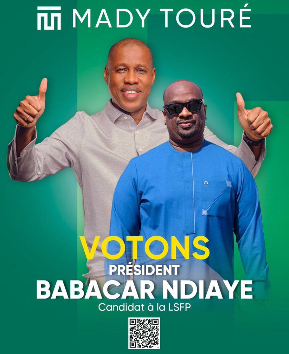 Le futur du football sénégalais. 
Mady mooy Babacar, Babacar mooy Mady.