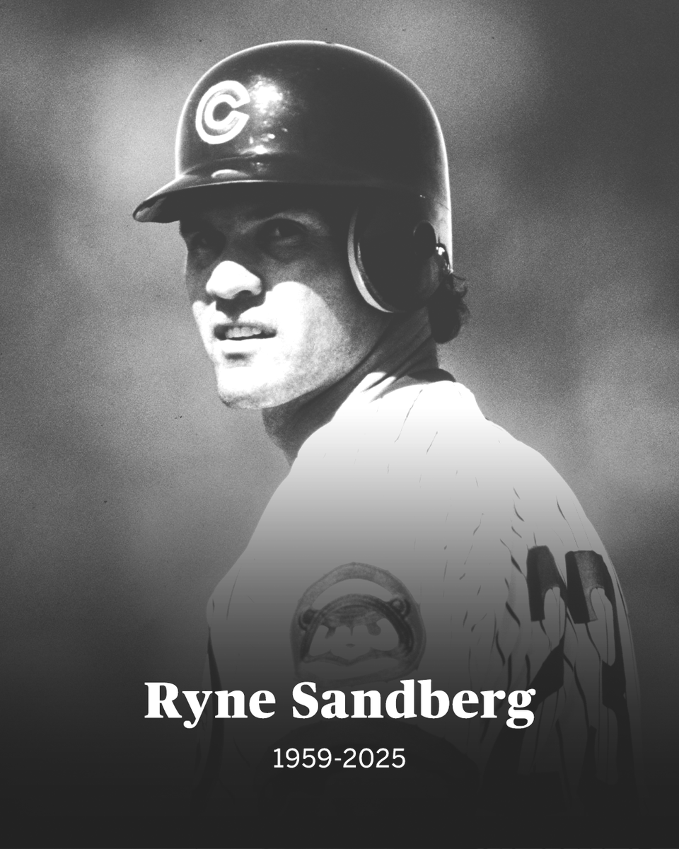 Ryne Sandberg, the Hall of Fame second baseman and 10-time All-Star with the Chicago Cubs, has died at the age of 65, it was announced Monday.

Sandberg had been diagnosed with metastatic prostate cancer in 2024.