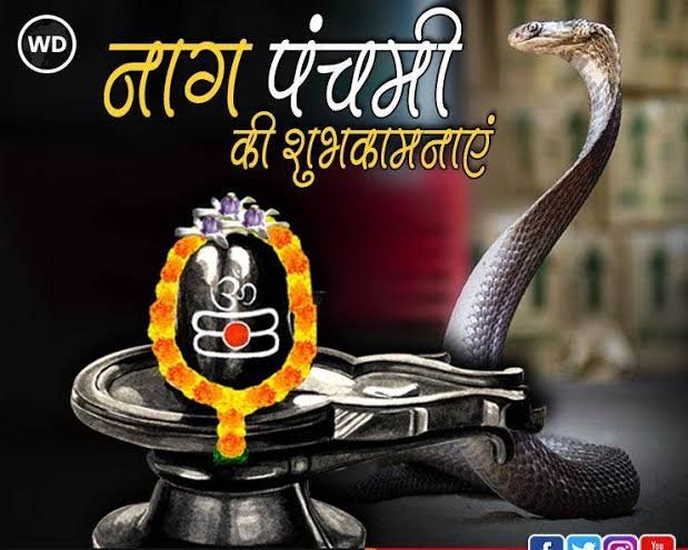 नाग पंचमी के पावन अवसर पर सभी को शुभकामनाएँ। यह दिन नागों की पूजा और सम्मान का प्रतीक है। नाग देवता की कृपा से जीवन में सुख, शांति और समृद्धि बनी रहे। आज के दिन दूध अर्पित कर आशीर्वाद प्राप्त करें। धर्म और परंपरा का यह पर्व मंगलमय हो।
🙏🌹हर हर महादेव 🌹🙏