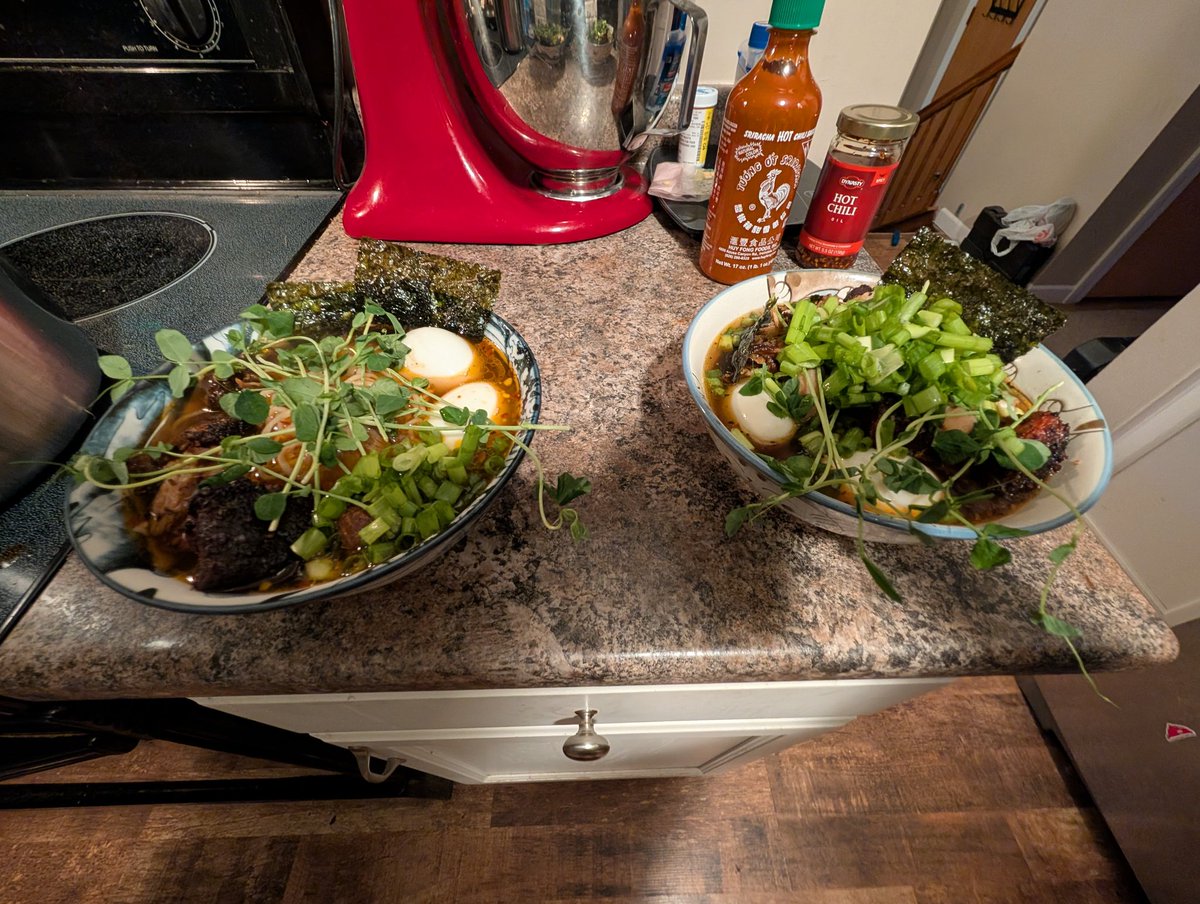 Skynal (@skynal1) on Twitter photo Made ramen with <a href="/NapVevo/">Nap Doggy but 🏳️🌈💅</a> with the leftover pork belly burnt ends and pulled pork.  So freaking good Made ramen with <a href="/NapVevo/">Nap Doggy but 🏳️🌈💅</a> with the leftover pork belly burnt ends and pulled pork.  So freaking good