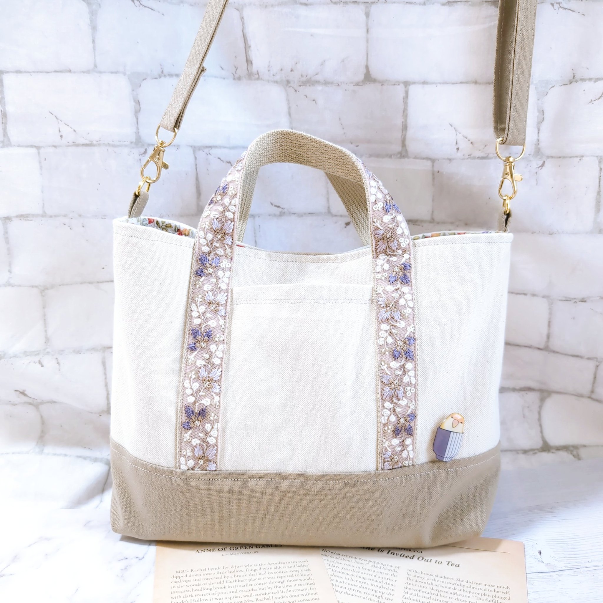 ❤️しろちゃんこ❤️ トート ショルダー ハンドメイド ❤️しろちゃんこ様専用❤️ トート ショルダー ハンドメイド