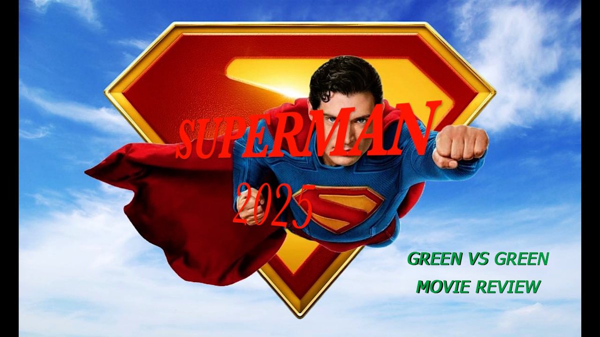 Dyllonfive5's tweet photo. Superman 2025 Movie Review - Green vs Green
#supermanlegacy #superman2025 #moviereview #davidcorenswet
https://t.co/ivD0p5IXll https://t.co/CNAFZuTfrB