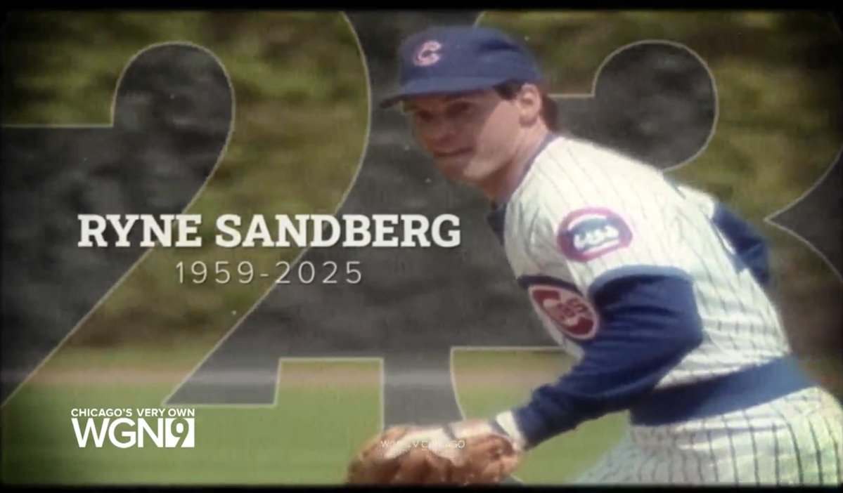 There is a short list of people in this world who are, and shall forever be, connected to WGN-TV. Ryne Sandberg was one them. 

Rest in peace, Ryno.

wgntv.com/sports/cubs/cu…