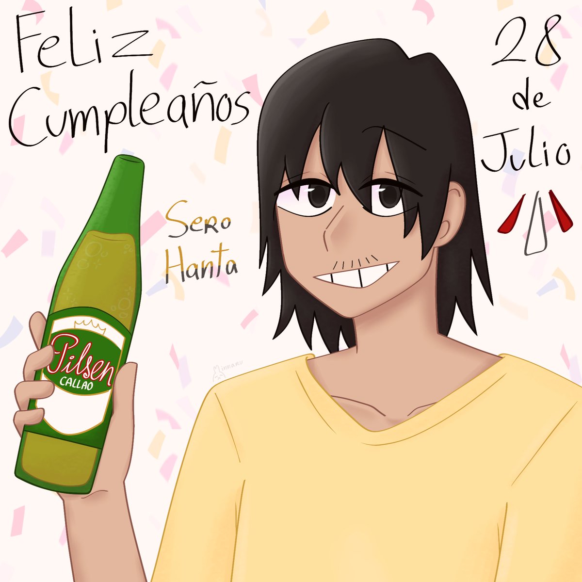 pavitrconejitos's tweet image. FELIZ CUMPLE HANTAAAA🎉🎉 Y FELICES FIESTAS PATRIAS AKSJKSJS🇵🇪🇵🇪🇵🇪🇵🇪
sero peruano headcanon :3
#MHA #serohanta
