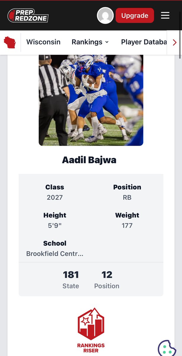 Aadil Bajwa (@aadilbajwa09) on Twitter photo Excited to be the #12 RB in the C/O 27! Thank you <a href="/MJ_NFLDraft/">Mark Johnson</a> for the ranking. Can’t wait to dominate this season with my team!!! <a href="/Mr_Nellis/">Joel Nellis</a> <a href="/CoachIverson/">Clay Iverson</a> <a href="/PrepRedzoneWI/">Prep Redzone Wisconsin</a> <a href="/bench424nmore/">Mark Gibson</a> @B19Kamrath Excited to be the #12 RB in the C/O 27! Thank you <a href="/MJ_NFLDraft/">Mark Johnson</a> for the ranking. Can’t wait to dominate this season with my team!!! <a href="/Mr_Nellis/">Joel Nellis</a> <a href="/CoachIverson/">Clay Iverson</a> <a href="/PrepRedzoneWI/">Prep Redzone Wisconsin</a> <a href="/bench424nmore/">Mark Gibson</a> @B19Kamrath