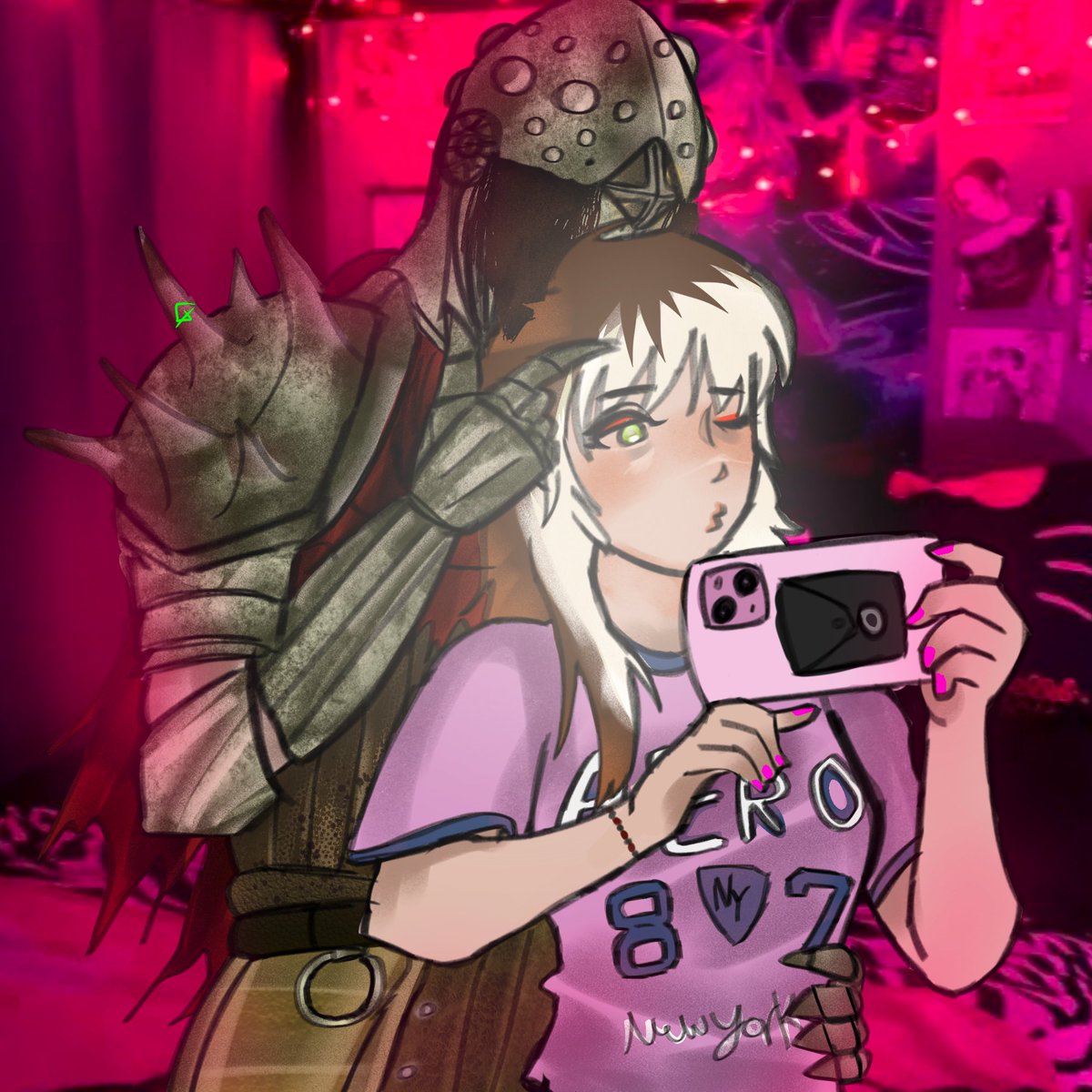 GluskinsWifey's tweet photo. Tarhos Kovács and his Wife Giana :3 🩷🗡️ ignore how booty the artstyle looks, this was art from 2 months ago #deadbydaylight #DeadbyDaylight #dbd #dbdtwt #DBD #dbdtheknight #knightdbd #theknightdbd #TarhosKovács #tarhoskovacs #tarhoskovacswife #TarhosKovacs #tarhos 💚#art #canon https://t.co/ZuBlTIVWvT