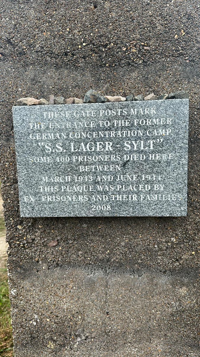 philipndpope's tweet image. Original Lager Sylt Sign: Why no mention of 'concentration camp' (or 400 dead) on C Partridge's sign? If all ‘political prisoners' were held in this 1 concentration camp, per Partridge's books, why does sign state only 940 - where were other 560 held, see MI19 report below 👇?