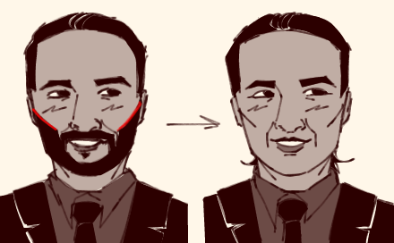 paranormalbees's tweet image. Fun fact: i draw my Fem!Stone design with defined cheekbones to mimic regular Stone’s beard edges