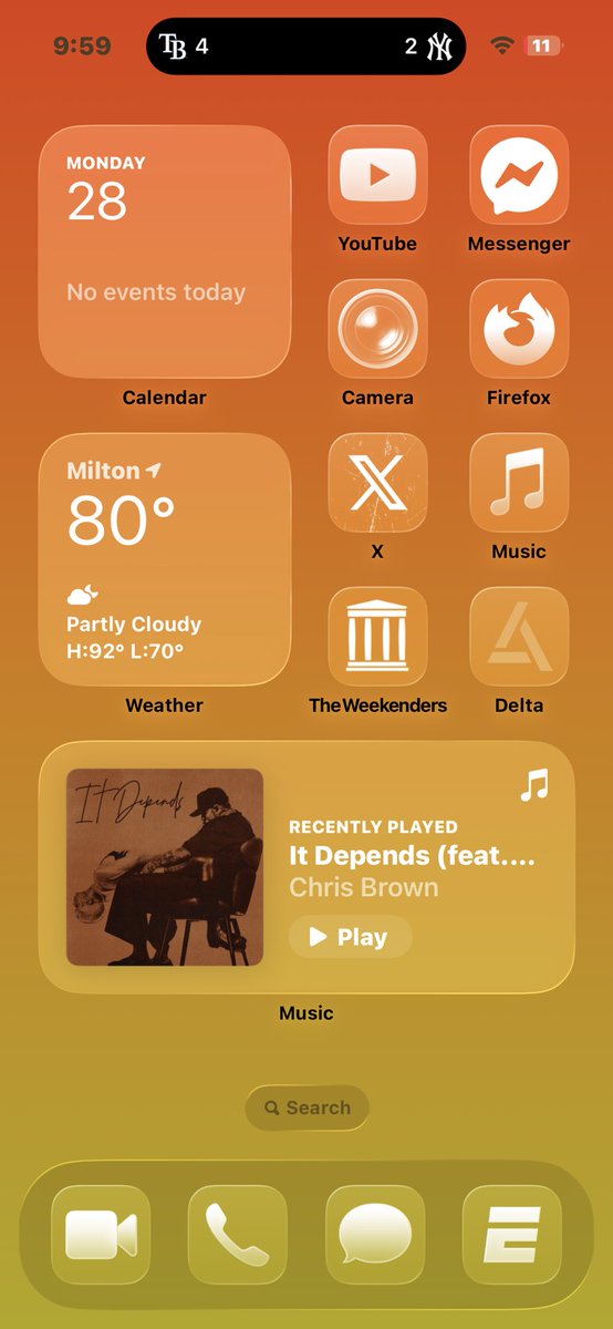 ADifferentNano's tweet image. Unfortunately iOS 26 is growing on me