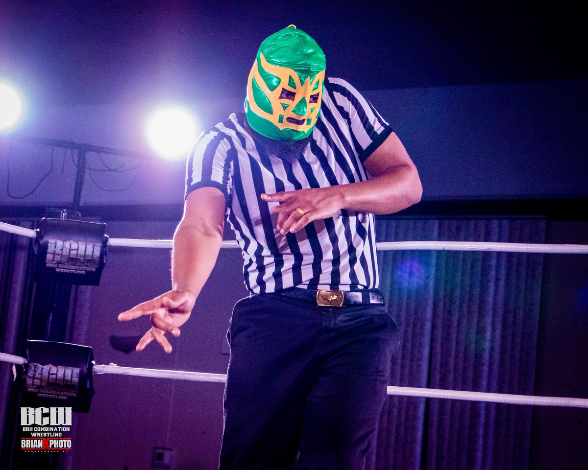 Who else feels <a href="/BCW_Wrestling_/">Brii Combination Wrestling</a> management needs to do everything in their power to bring back this show stealing referee? Did anyone ever find out his name? 
#askingforafriend #referee