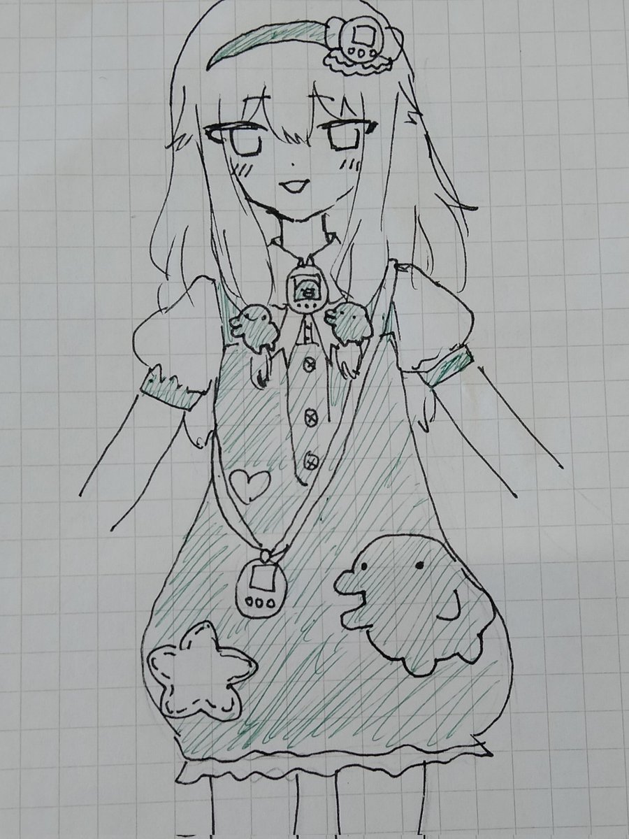 prsk_0720's tweet photo. 寧々ちゃんのくちぱっち衣装の予想 https://t.co/0snCSOs1f7