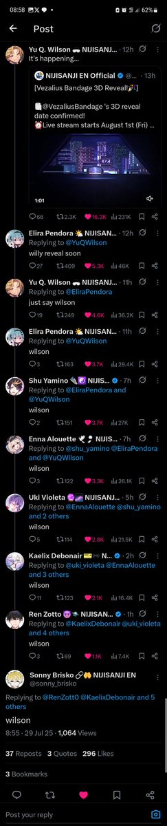 jenengkufeli's tweet image. They are summoning willy&apos;s 3D