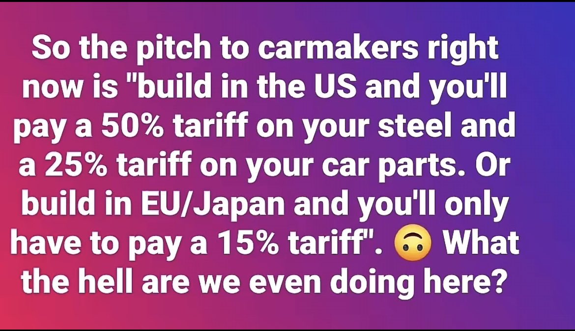mnissan22's tweet photo. @GuntherEagleman The US citizen is paying the tariffs.
#TrumpTaxTariffs #TrumpTariffs https://t.co/wYAEPAIKLN
