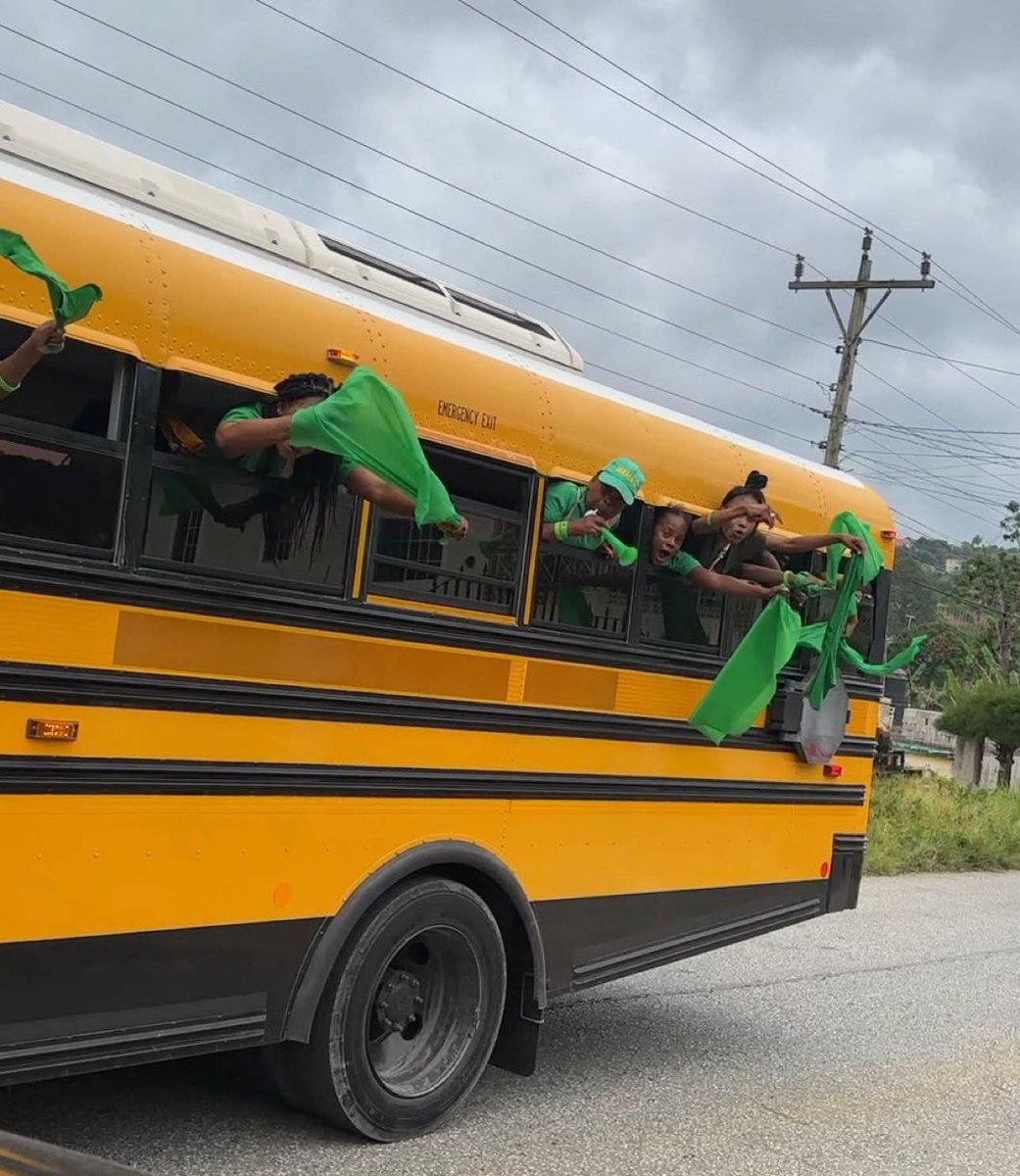 Imagine this! The JLP buys school buses with taxpayers’ money and now they’re using them to campaign. Government resources should serve the people, not a political party. Jamaica needs to vote them out! Time Come