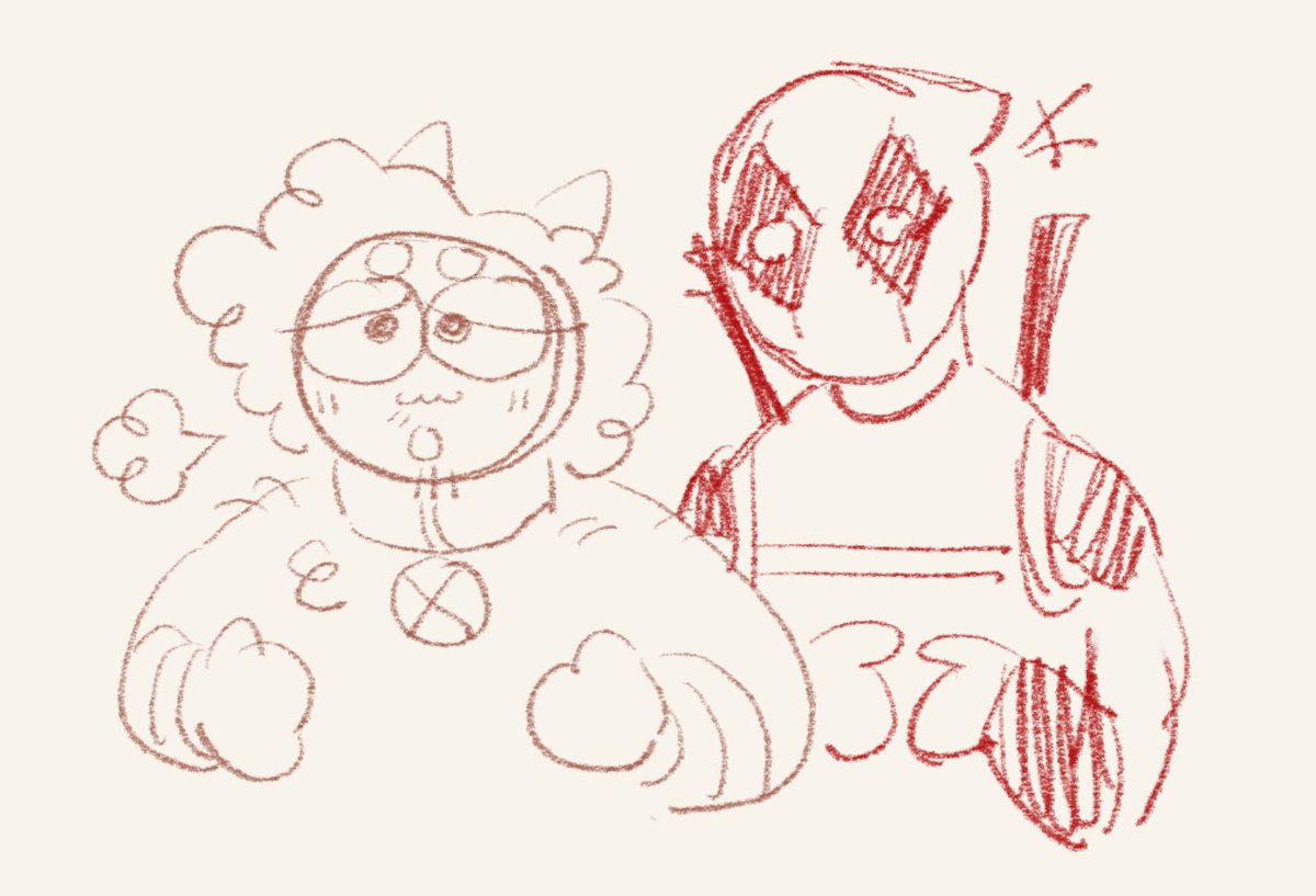 thebestwolvie's tweet image. first thing i drew bc procreate can suck it uhhh yeah