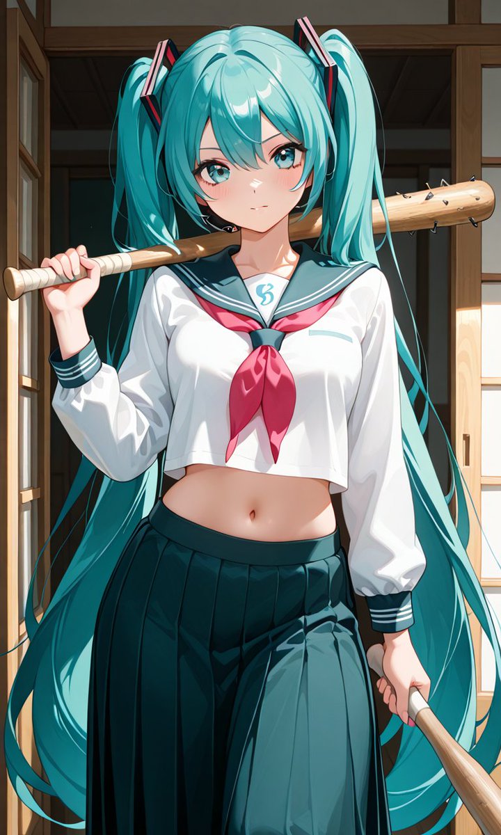 daily_mikuart's tweet photo. Miku si fuera una delincuente 🗿
#anime
#AIart
#hatsunemiku
#HatsuneMikuArt
#nsfw
#sukeban https://t.co/iGGjMKmNg7