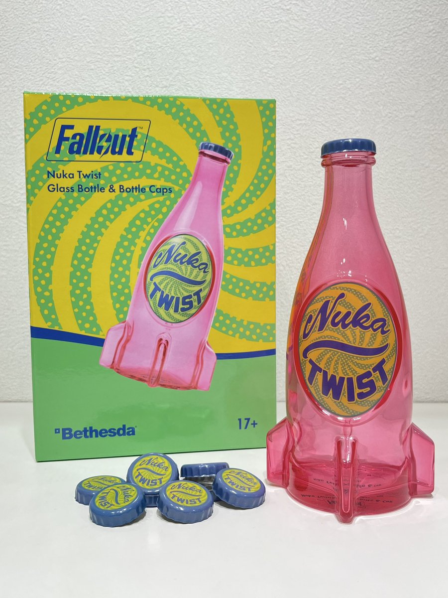 ⚙️#Fallout ⚙️ ヌカ・コーラ・ツイスト🍭 ガラスボトル&キャップ