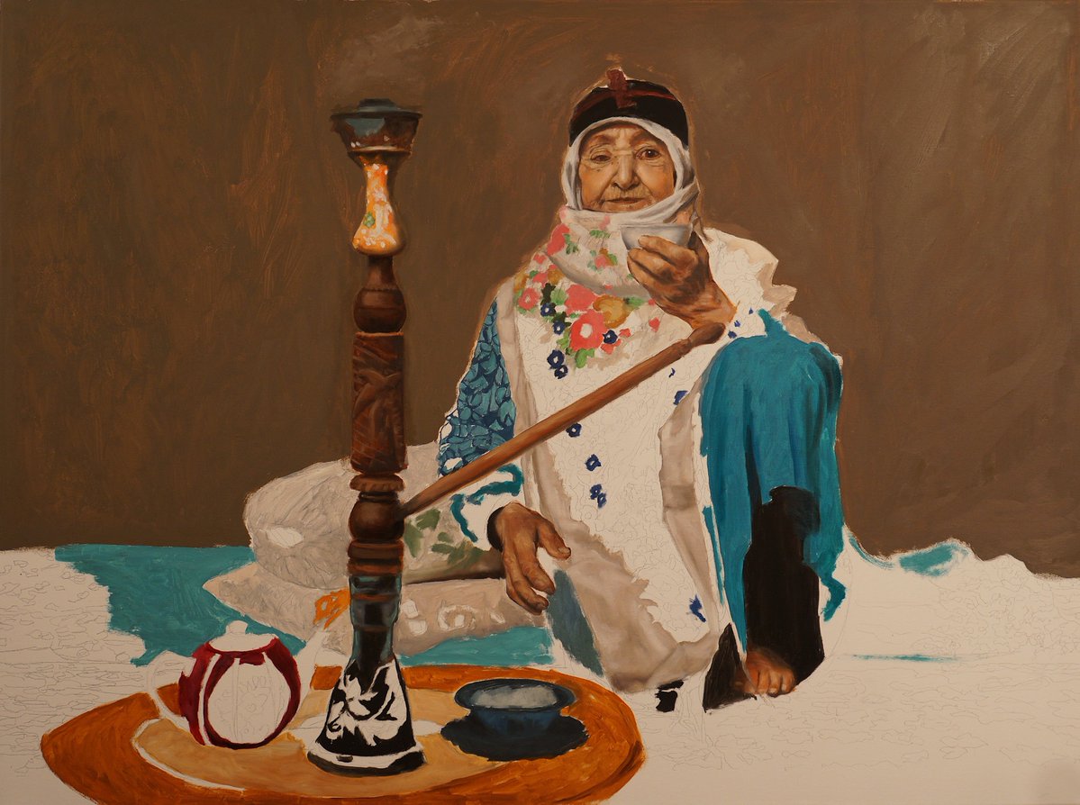 CitizenRonin's tweet image. Here's an update to the painting I've been working on. I'm very pleased so far. It's coming along nicely. Oil on canvas.