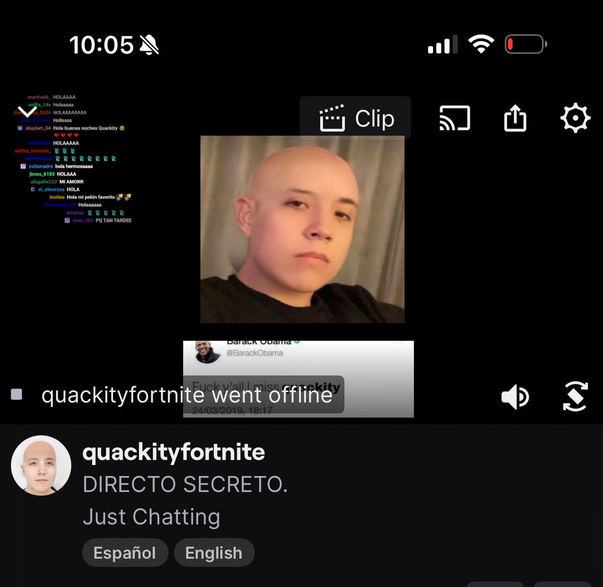 jssllz_'s tweet image. quackity, if u didn’t want to go live just say that 😞 /j