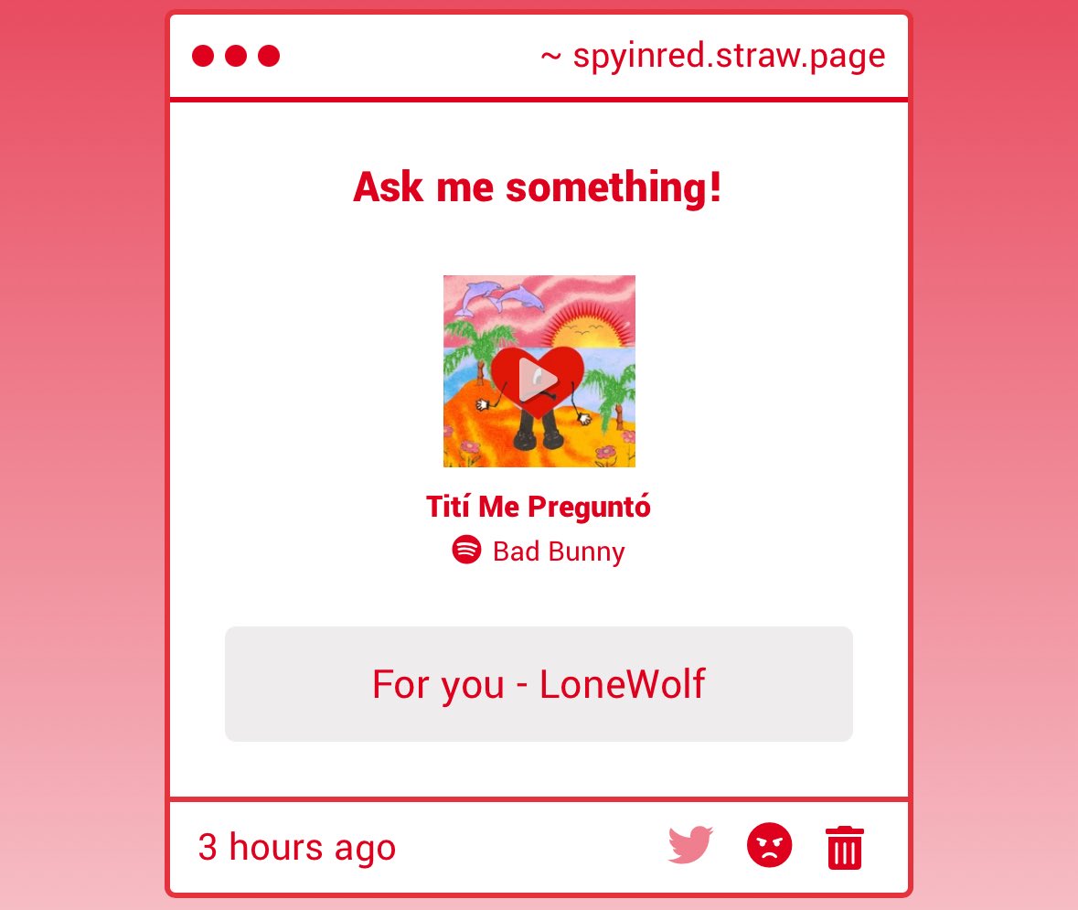 spynred's tweet image. thought it was going to be a romantic song. 💔.