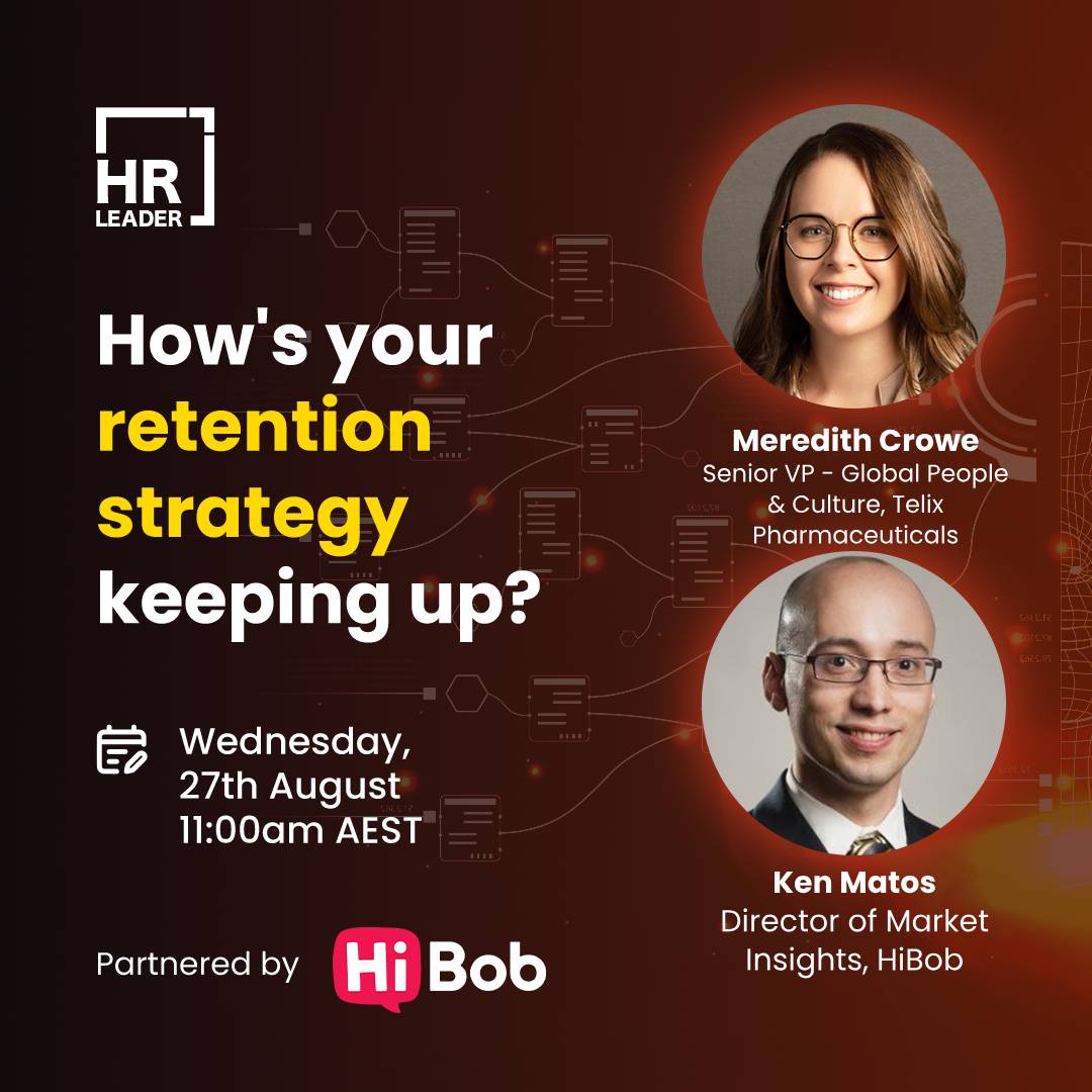 Join Ken Matos of HiBob and Meredith Crowe from Telix Pharmaceuticals as they share practical insights on strengthening retention without losing your people-first approach.

Sign up now: bit.ly/4o1l6gS 

#HRLeader #webcast #humanresources #HR #AI #culture #talent