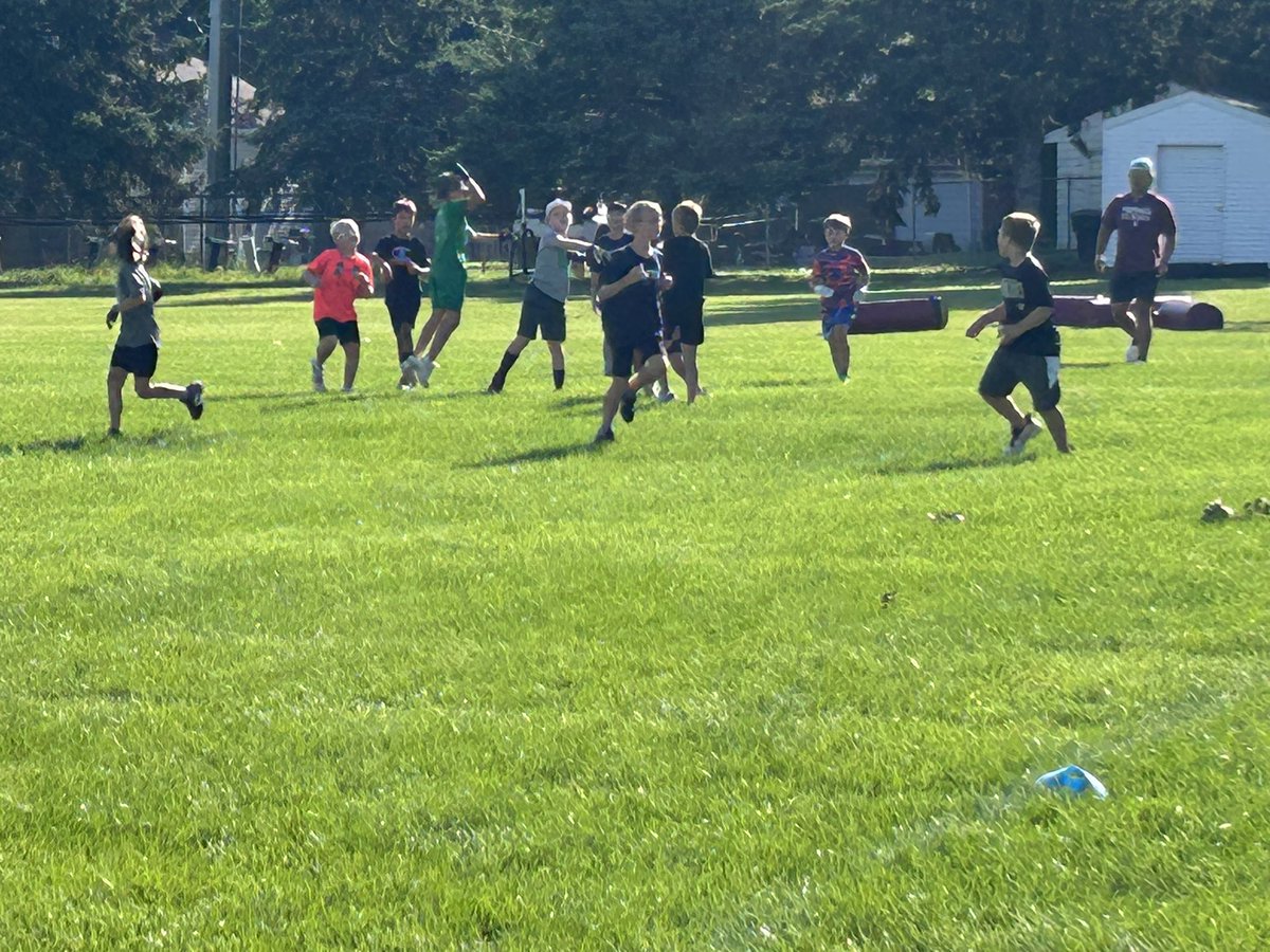 Day 1️⃣ of our GFC Youth Camp was a hit!  120+ of our local athletes got better today with the Knights! ⚔️🏈