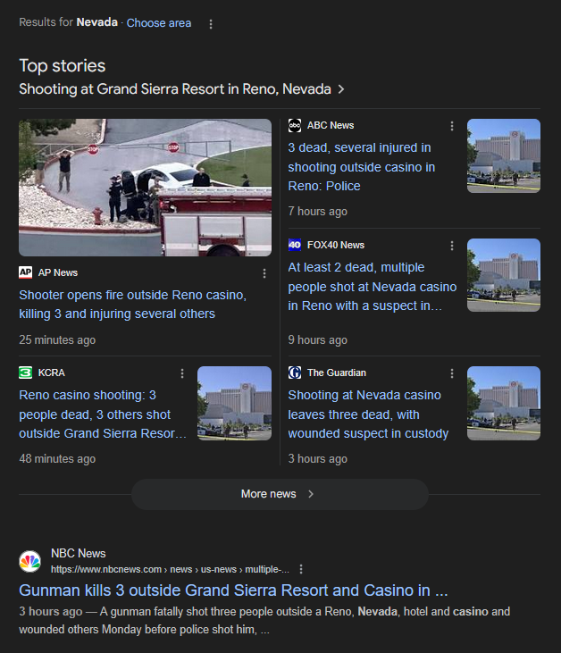 Interesting chain of events today