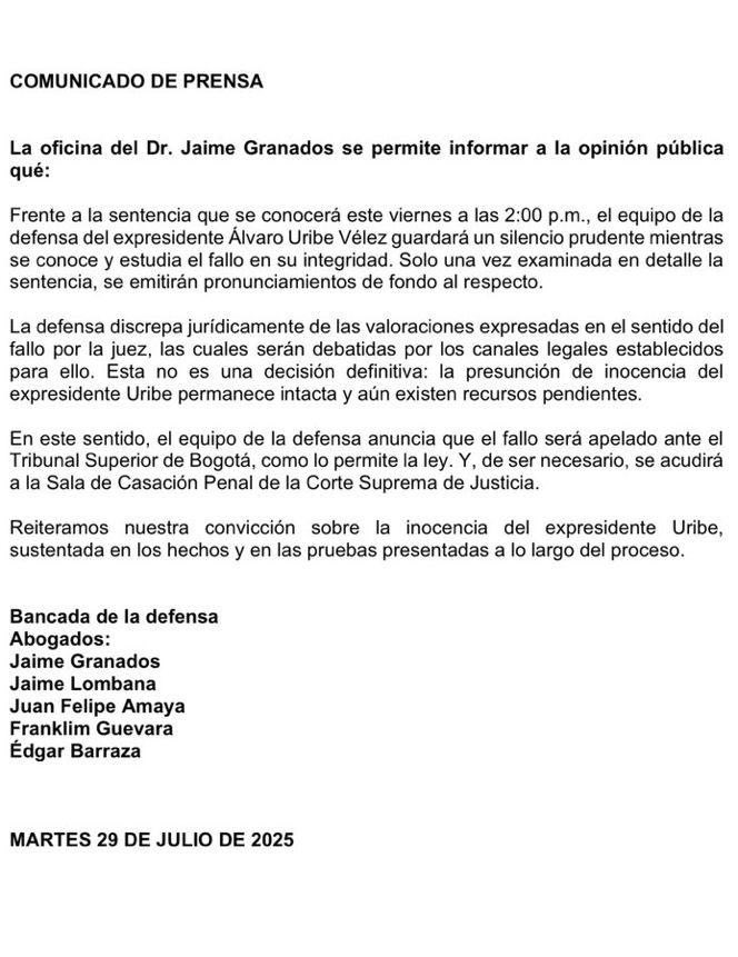 jflafaurie's tweet image. “La infamia me la quito de encima desde la libertad o desde la cárcel”: @AlvaroUribeVel @MariaFdaCabal @PalomaValenciaL @PaolaHolguin @andresguerraho @CeDemocratico