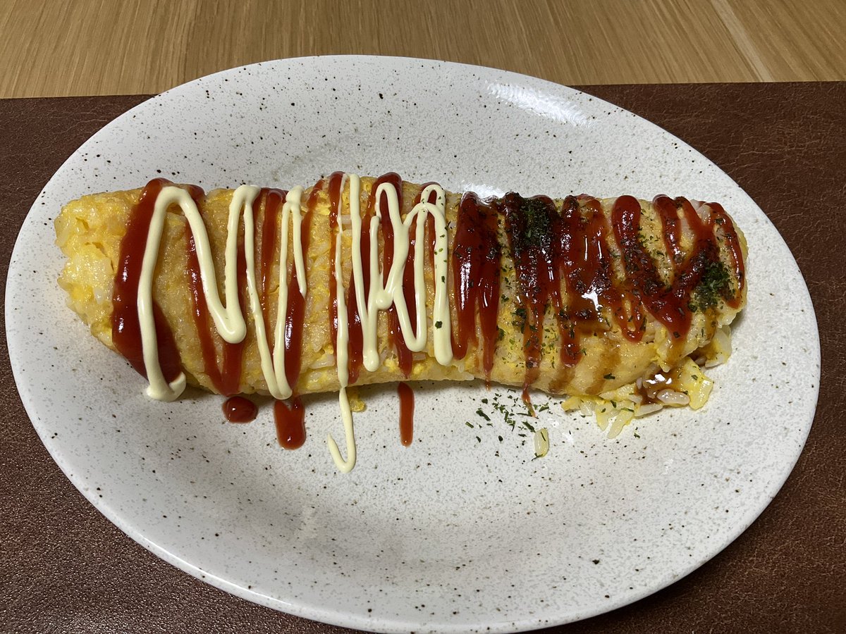 バズレシピに出てたヤケクソオムレツが簡単すぎる。美味