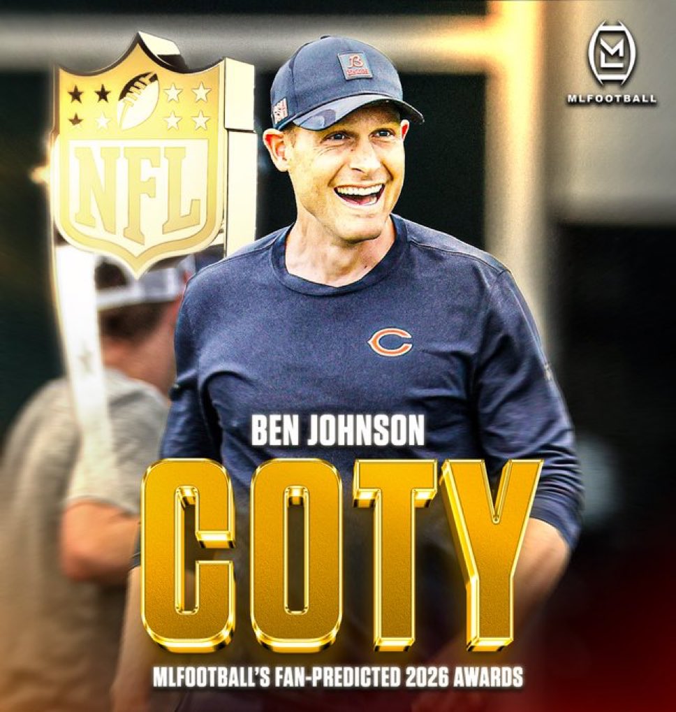 NFLTurfTalk's tweet image. will ben johnson get COTY in his first year as a head coach??
