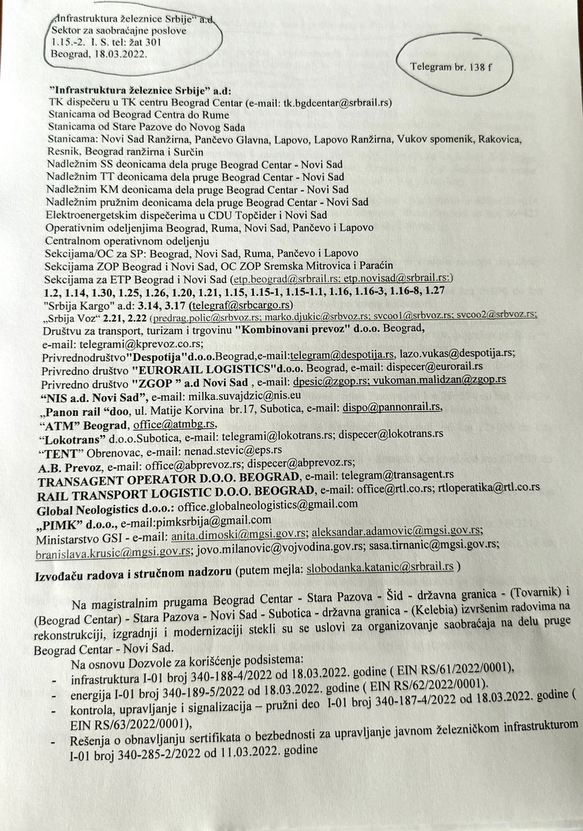 vladimirgajic1's tweet image. Службени телеграм потписан од Милошевића.