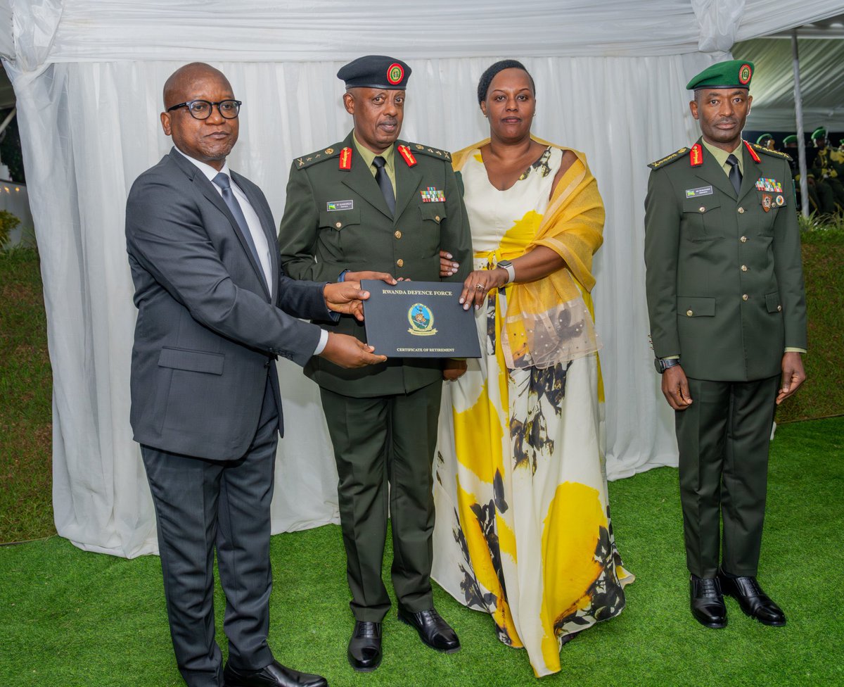 Maj Gen (Rtd) Wilson GUMISIRIZA carried our flag with pride and defended our country with courage. His role in stopping the Genocide against the Tutsi in 1994 will never be forgotten. He gave so much to this nation.
May his legacy inspire generations to come.✨🇷🇼