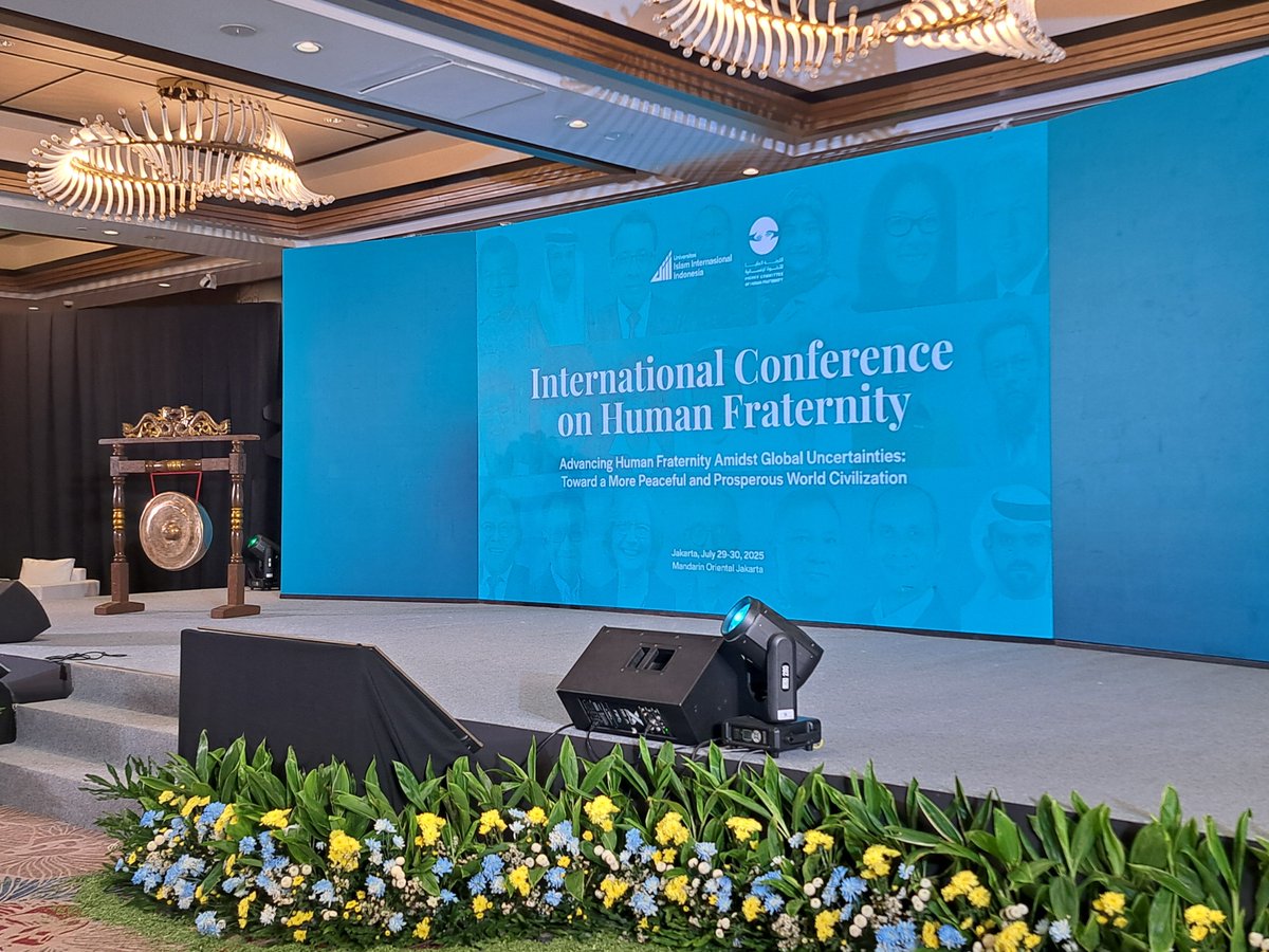 Jakarta Conference about to start. My message: international community &amp; law are failing to maintain peace and stability. Injustices,  nationalisms,&amp; might makes right rule. Urgent reforms are needed  to enforce human rights &amp; international law to reverse conflicts &amp; atrocities