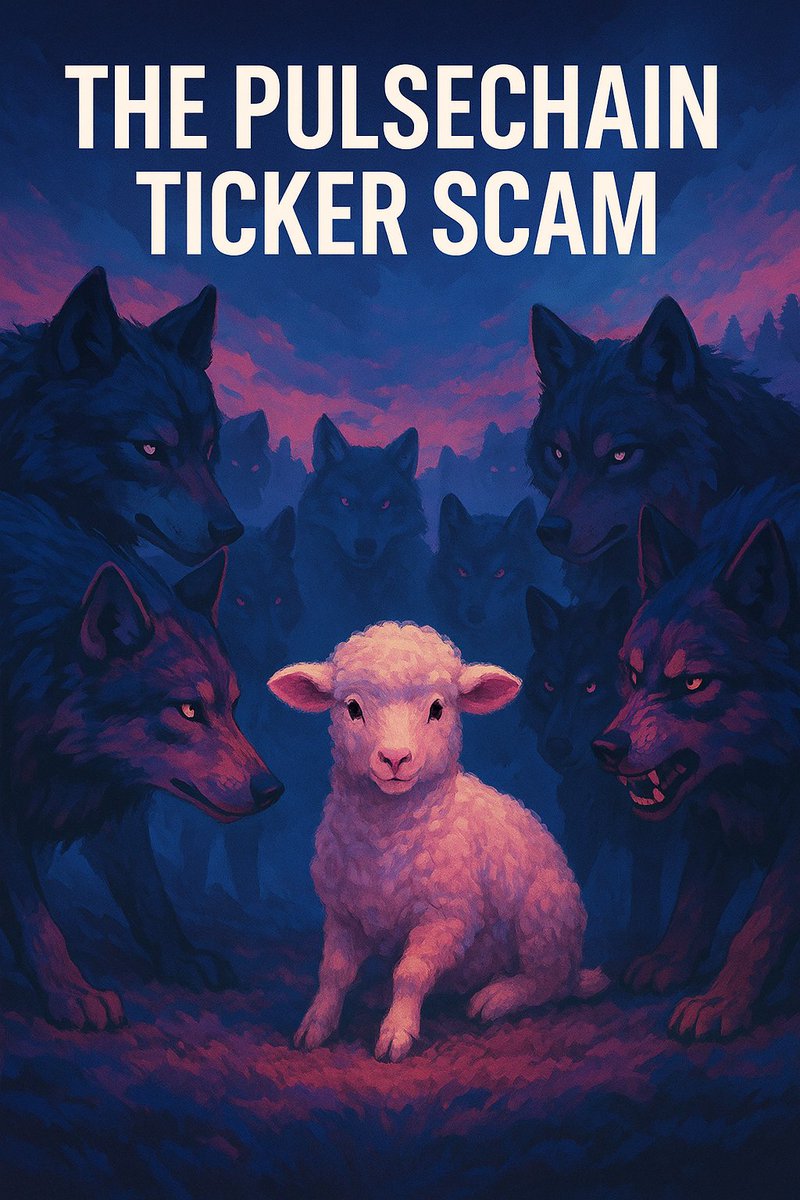 The PulseChain Ticker Scam

“They help people get rich” — or so the story goes. But behind the glossy narrative of “life-changing gains” lies a simple and well-rehearsed tactic: the low-liquidity bait-and-dump cycle.

It starts with a new token on PulseChain — one with tiny