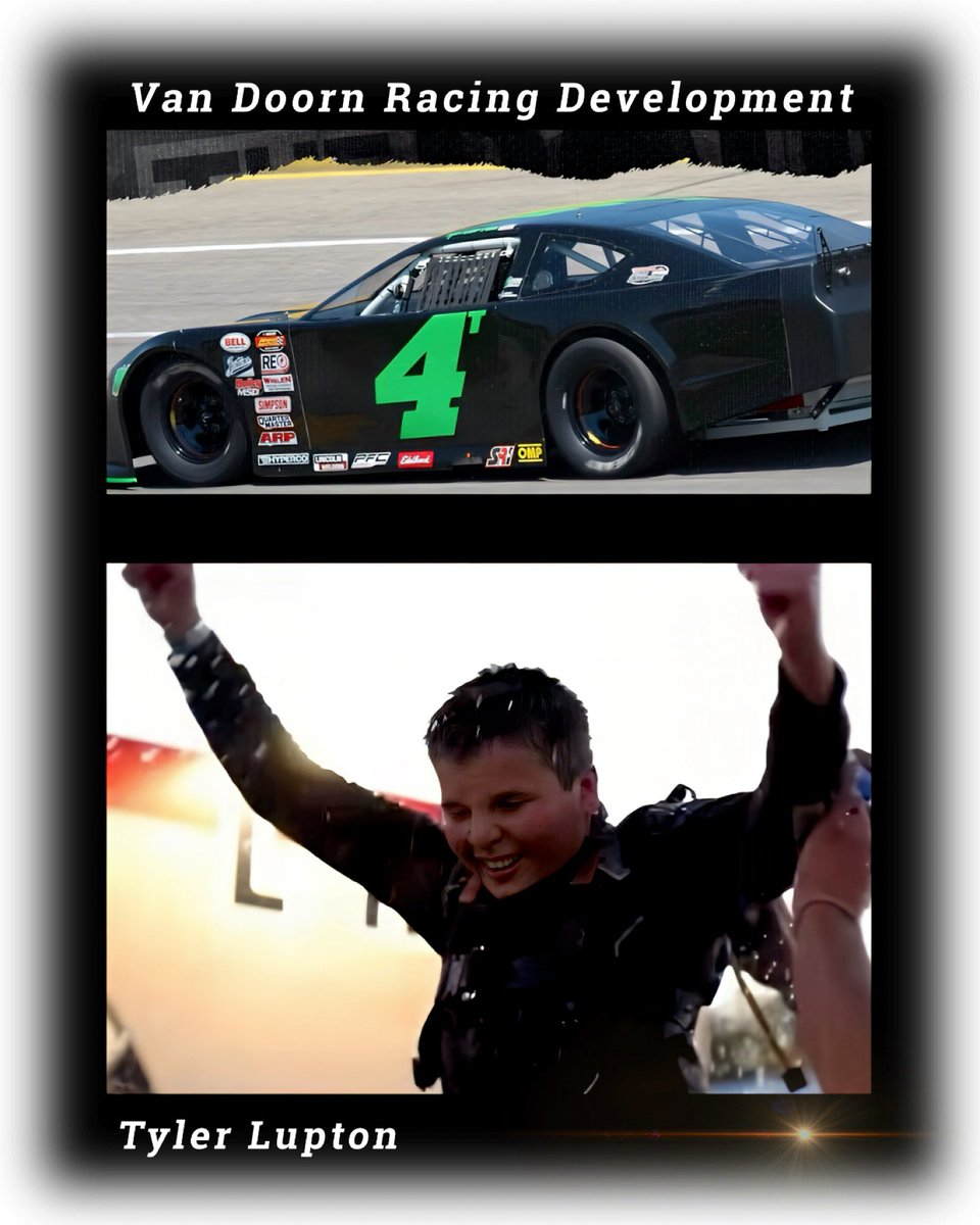 JeffStriegle's tweet image. 14 y/o Tyler Lupton has 8 super late model starts - all at Berlin.
He had never driven a full-body stock car ✔️
His finishes so far are:
1st 🏁
2nd
2nd
3rd
5th
5th
7th
27th
He is second in the point standings!