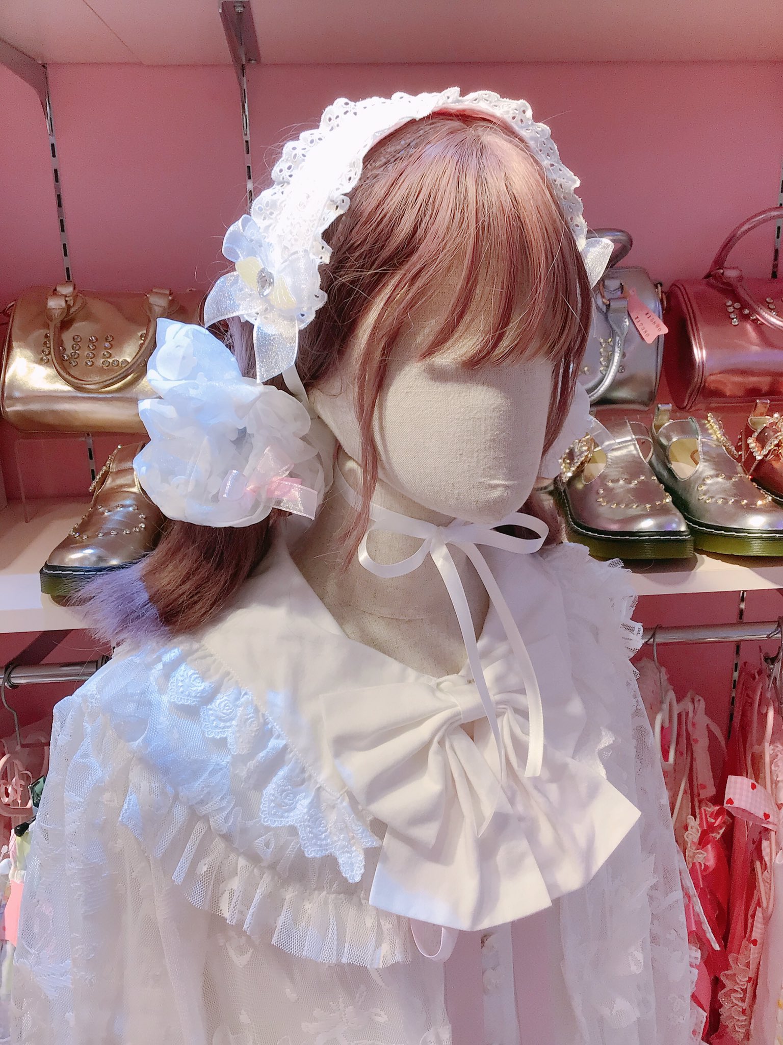 ナイルパーチ　くま柄ジャンパースカート お値下げ不可 ジャンパースカート | NILE PERCH
